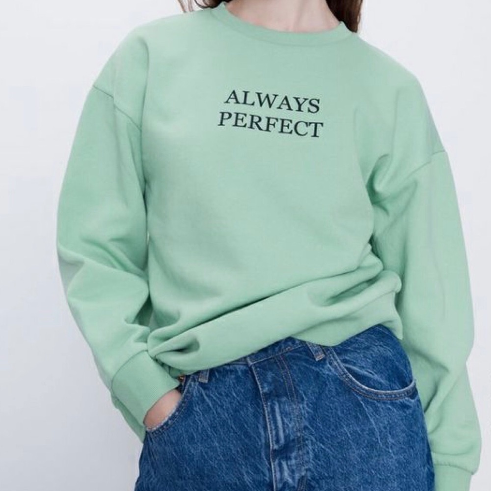 Sage green pullover